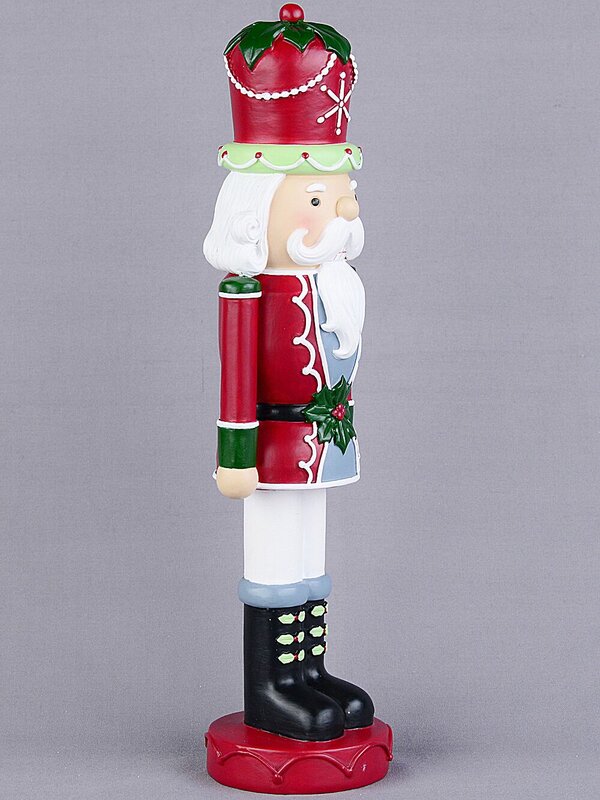 27cm Traditional Aristocrat Nutcracker Soldier Resin Figurine — image 5
