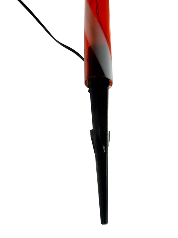 3 Red LED Candy Cane Solar Stake Lights - 50cm — image 4