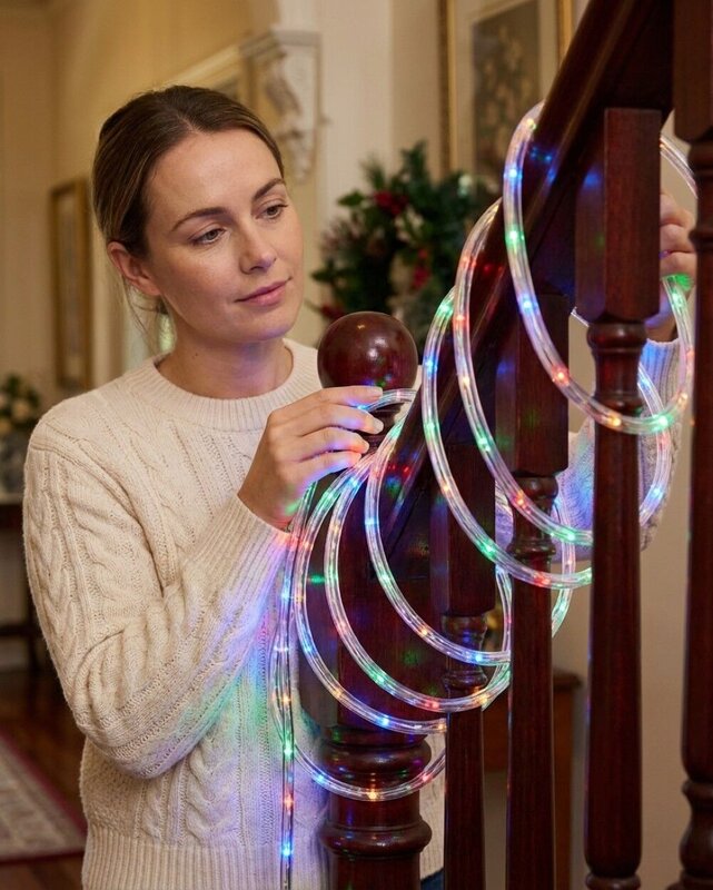 30m Outdoor Multi Colour LED Tube Rope Light | 8 Function Controller — image 2