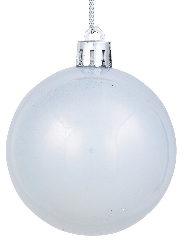 32x Lustrous Silver Essential & Grand Mixed Finish Baubles | 60mm & 15cm — image 8