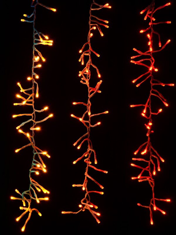 336 Multi Colour LED 90cm Firecracker Cluster Icicle Light — image 5