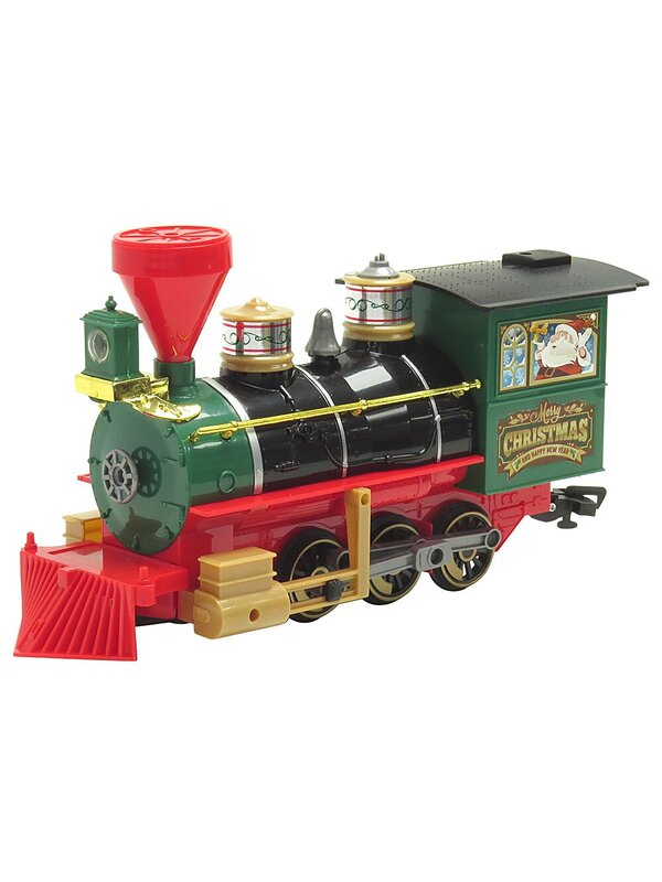 35 Piece Happy Holiday Express Christmas Train Set With Headlight & Music — image 2