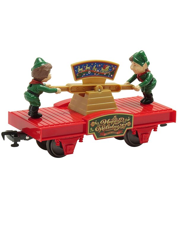 35 Piece Happy Holiday Express Christmas Train Set With Headlight & Music — image 5