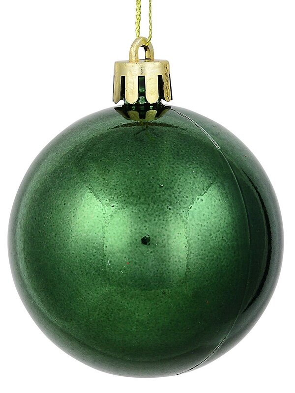 35x Lustrous Red and Green Mixed Essential Ball Bauble | 60mm — image 6