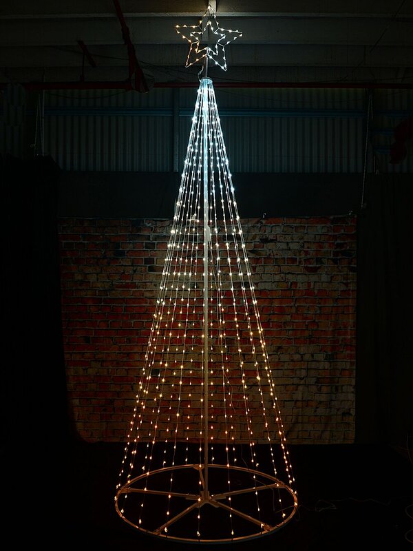 3.6m Outdoor Digital LED Gigantic Conical 3D Christmas Tree With App Control — image 6
