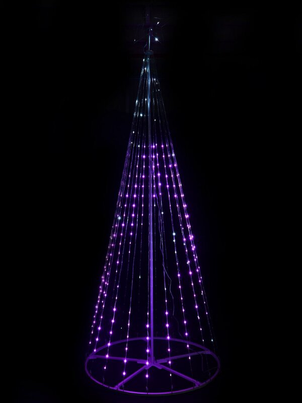 3.6m Outdoor Digital LED Gigantic Conical 3D Christmas Tree With App Control — image 10