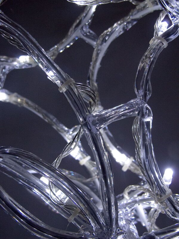 3D LED Ice-Look Prancing Deer Light Display - 1m — image 4