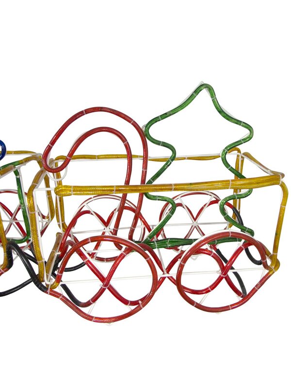 3D Rope Light Train With Two Carriages - 2m — image 5