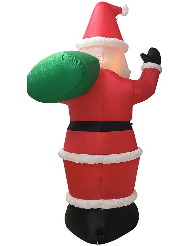 3m Giant Greeting Santa Holding Gift Sack | LED Outdoor Inflatable — image 5