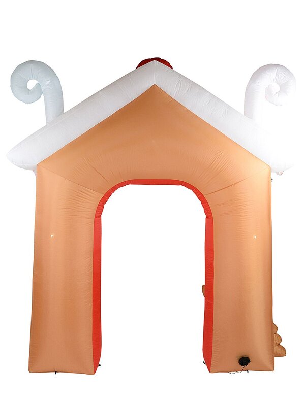 3m Gingerbread & Candy Theme Arch Illuminated Christmas Inflatable — image 5