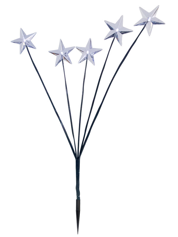 4 x Cool White Lighting Connect Super Bright LED Garden Stake Lights With Stars - 70cm — image 4