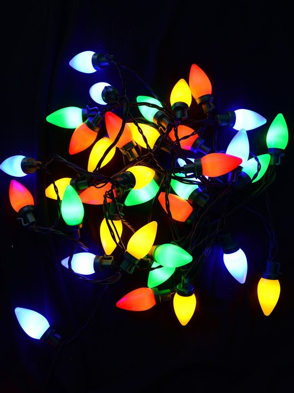 40 Multi Colour LED With C7 Bulb 3.9m String Light — image 2