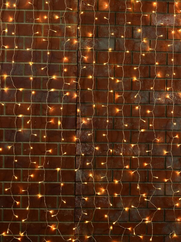 400 Warm White LED 2m String Curtain Light — image 2