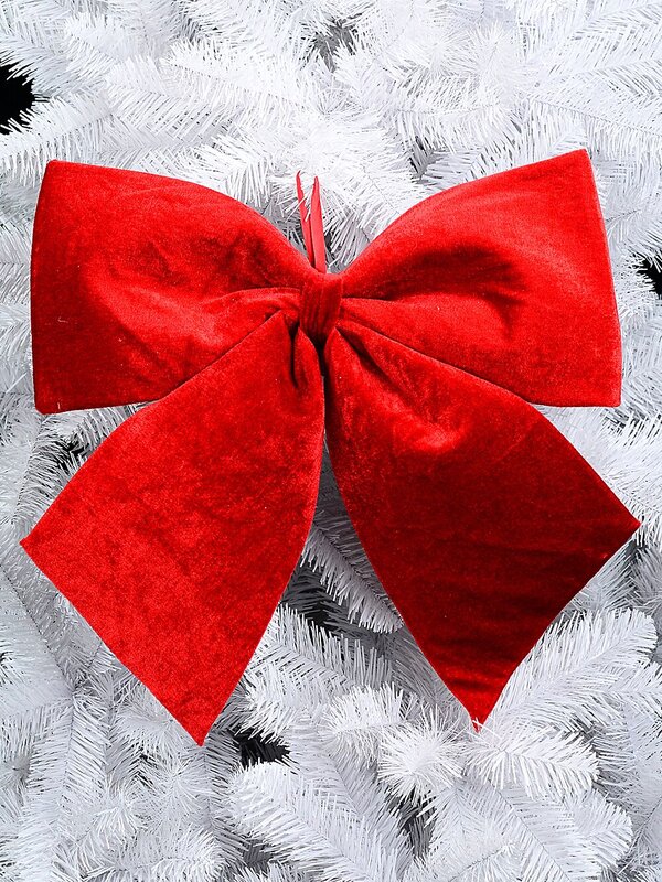 Red Velour Moulded Architectural Monumental Bow | 45cm — image 5