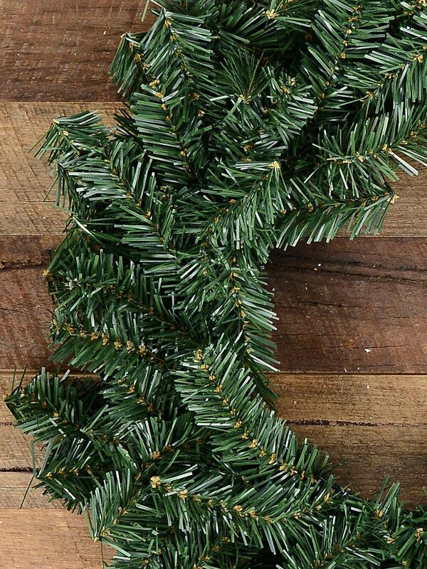 48cm Mayfair Lush Fir Evergreen Christmas Wreath | 128 Tips — image 3