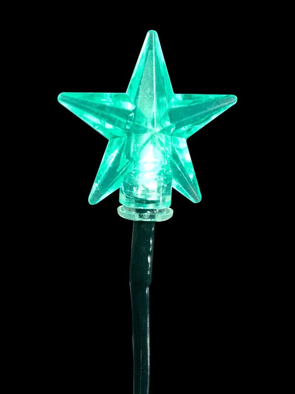 5 Garden Stakes With 30 Multi Colour Super Bright LED Stars - 3.7m — image 3