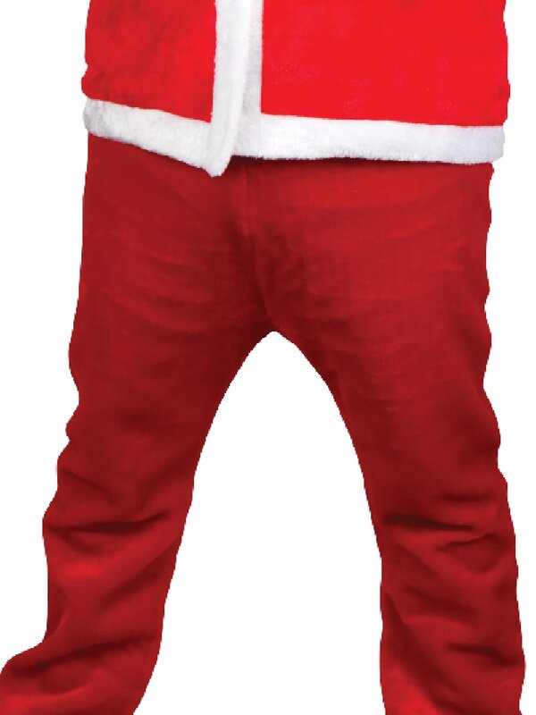 5 Piece Christmas Santa Suit Costume - One Size Fits Most Adults — image 4