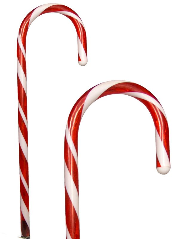 5 Red LED Candy Cane Solar Stake Light - 54cm — image 3