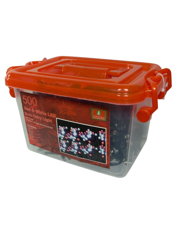 500 Red & Cool White Super Bright LED String Light - 25m — image 4