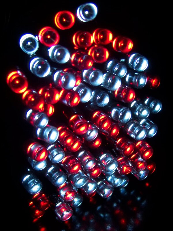500 Red & Cool White Super Bright LED String Light - 25m — image 2