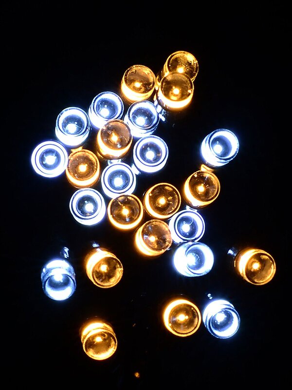 500 Warm & Cool White LED 25m String Fairy Light