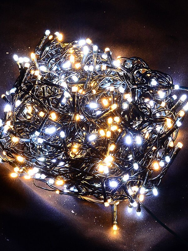 500 Warm & Cool White LED String Fairy Lights 8 Function With Timer | 25m — image 3