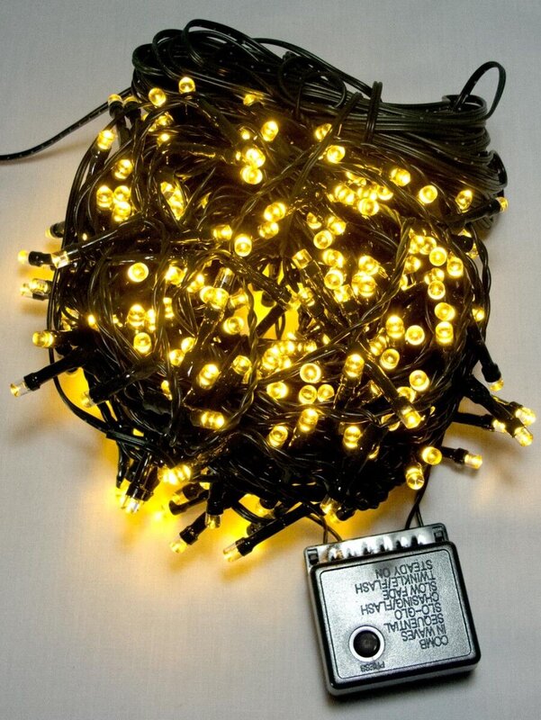 500 Warm White LED 25m String Fairy Light — image 2