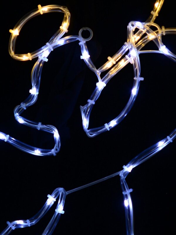 50cm Angel & Trumpet Outdoor Christmas LED Rope Light Display — image 3