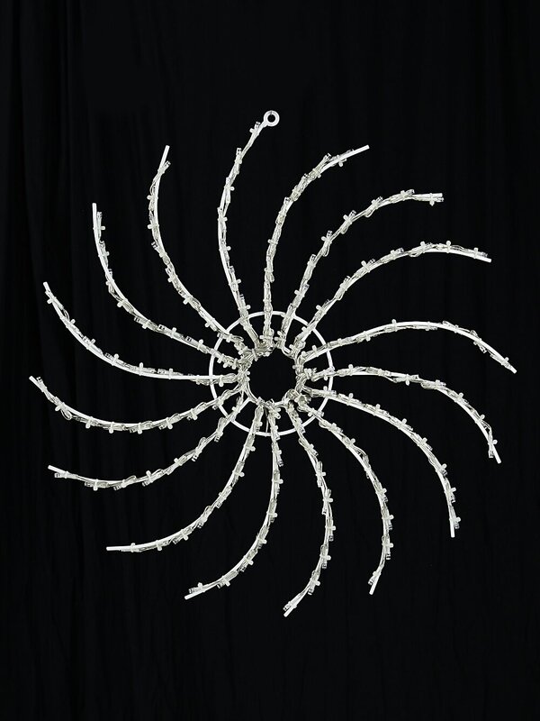 50cm Spiral Galaxy Look Pinwheel With Multi Colour LED String Light Display — image 5
