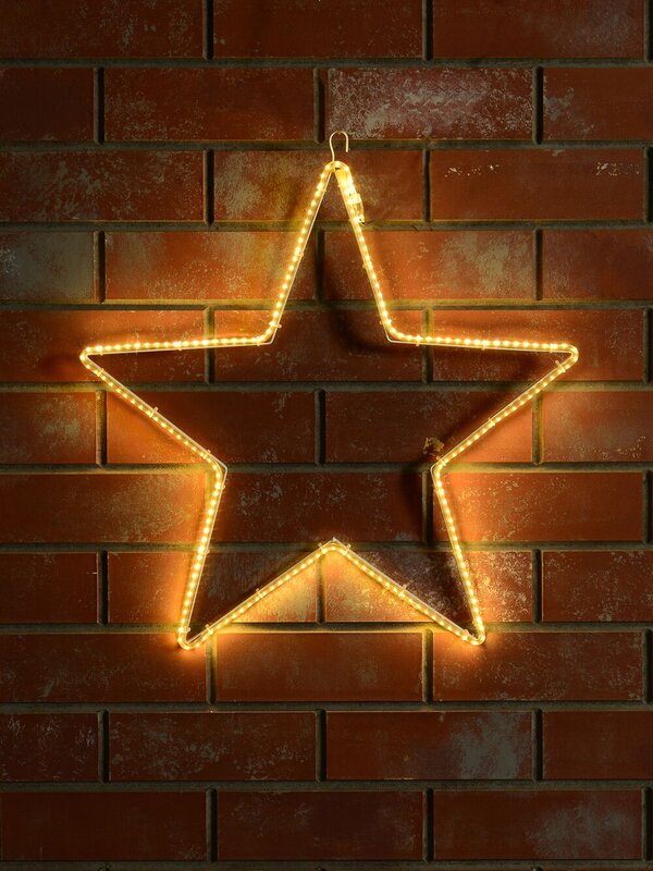 55cm Christmas Star SMD Strip With Warm White LED Light Display — image 2