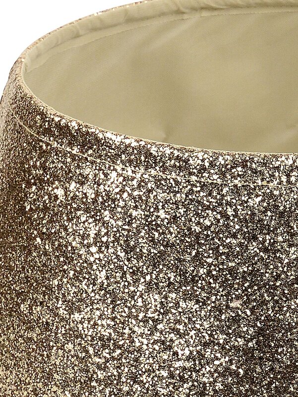 58cm Crystal Gold Glitter Textured Effect Christmas Tree Collar — image 3