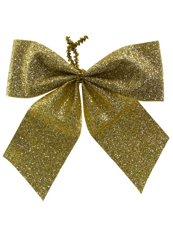6x Gold Glitter Timeless Essential Bows | 80mm — image 4