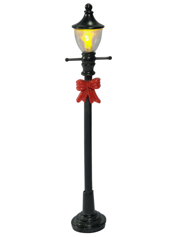 6x Illuminated Black Street Lamp Posts Village Accessories | 10cm — image 4