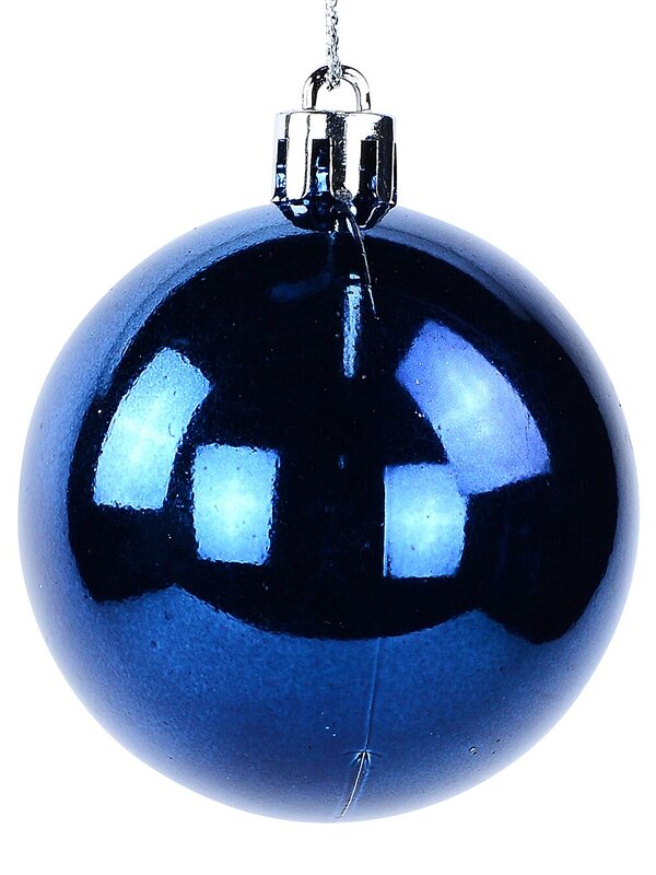 6x Timeless Blue Mixed Essential Baubles | 60mm — image 6