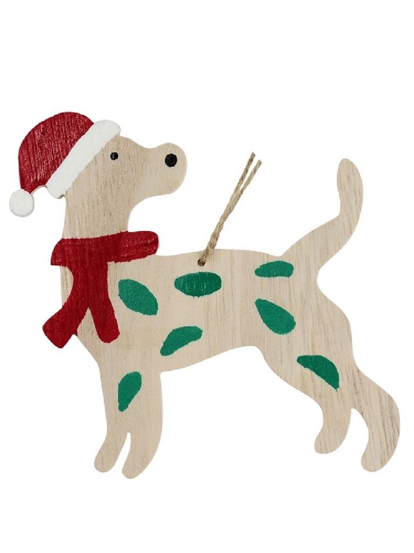 6x Up To 13cm Good Little Puppy Dogs Christmas Tree Ornaments — image 6