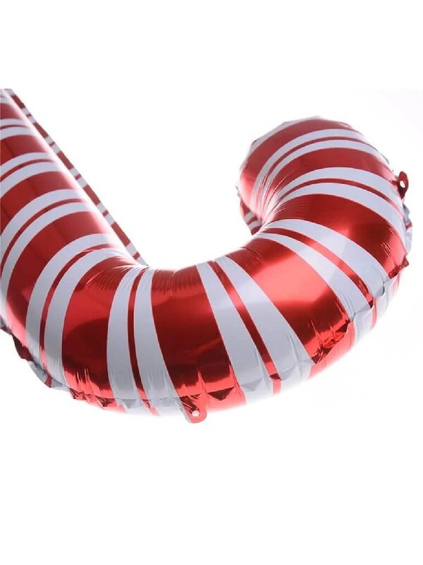 Red & White Stripe Candy Cane Large Display Foil Balloon | 72cm — image 3