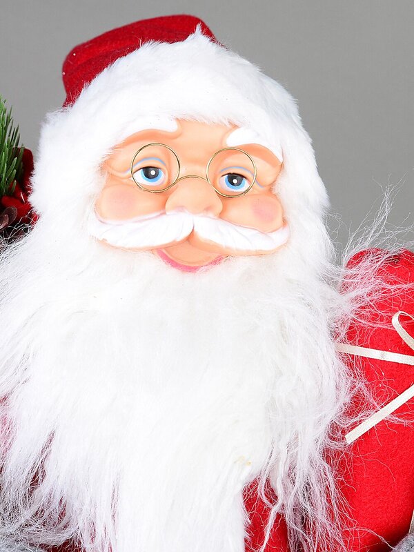 72cm Traditional Santa Claus With Present & Gift Sack Decorative Ornament — image 5