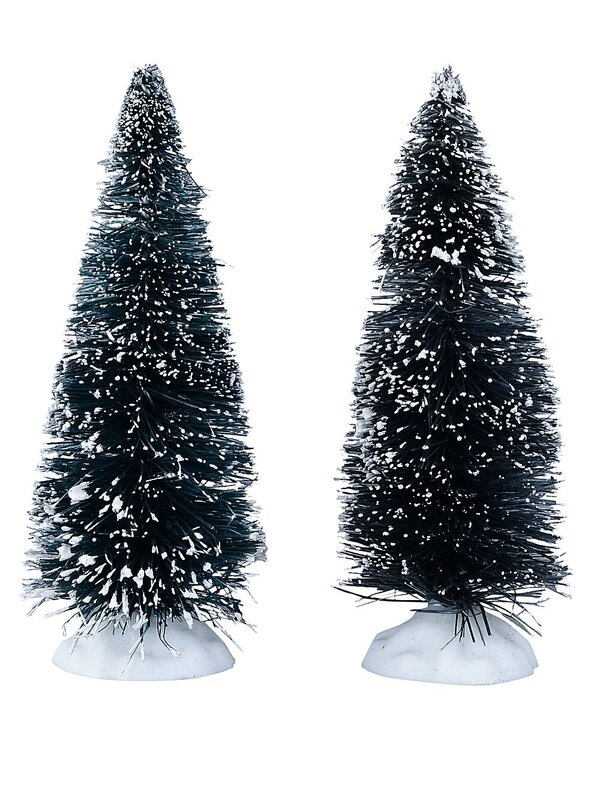 7x Santa & Family Park Village Scene | 10cm Tree — image 7