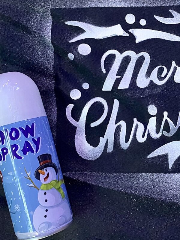 80g Winter Wonderland White Artificial Snow Spray Can — image 3
