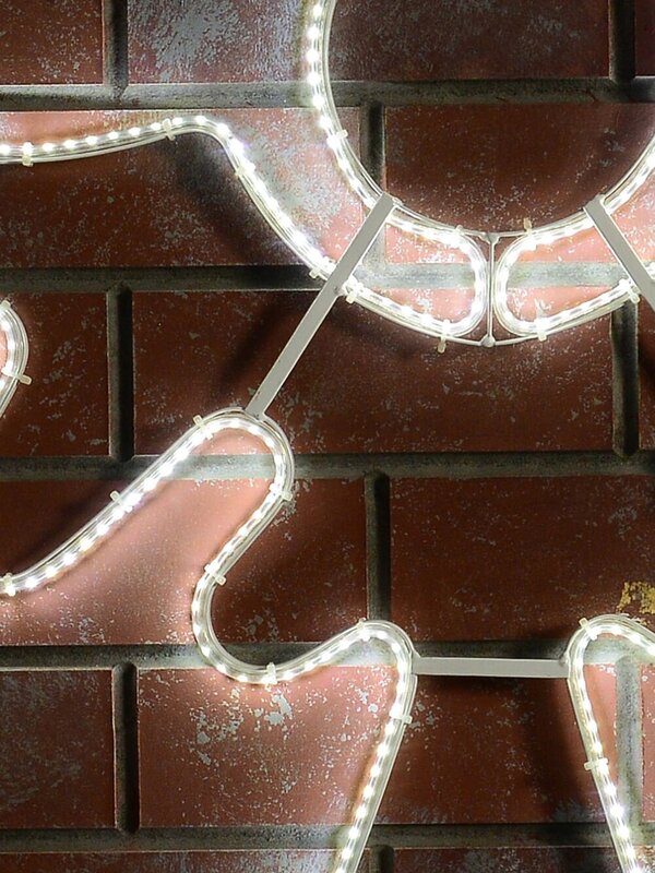 83cm Nativity Angel & Halo SMD Strip With Cool White LED Light Display — image 3