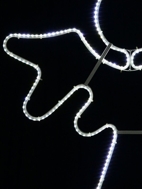 83cm Nativity Angel & Halo SMD Strip With Cool White LED Light Display — image 4