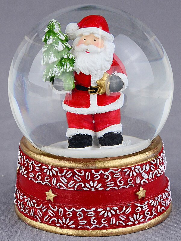 85mm Santa & Christmas Tree Mini Waterball Snow Globe — image 4