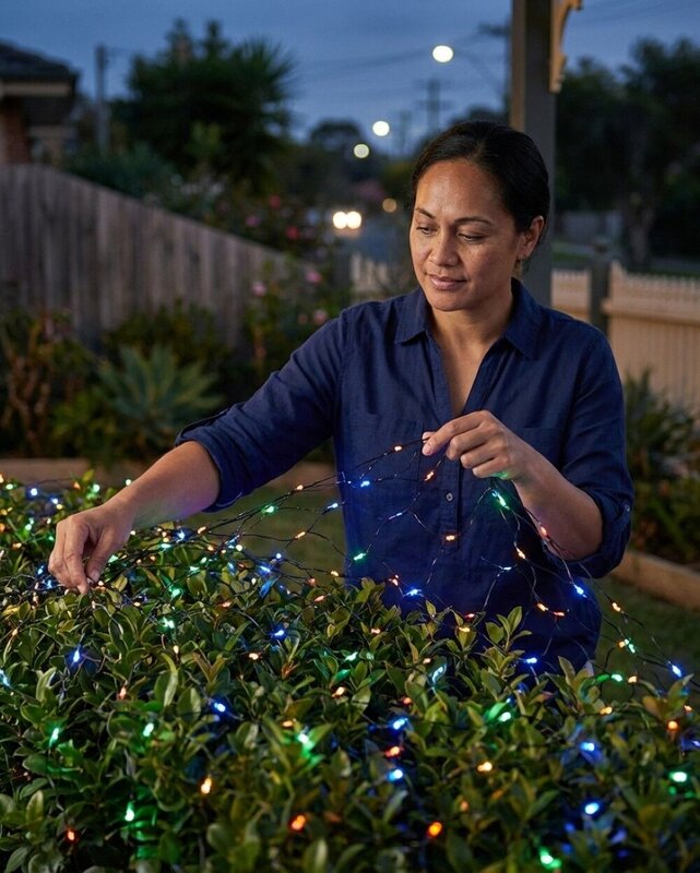 96 Multi Colour LED Net Lights 8 Function With Memory Hold | 1.3m x 2.1m — image 2