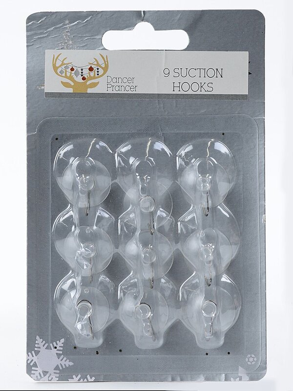 9x Reusable Small Window Suction Cups With Metal Hooks | 22mm — image 3