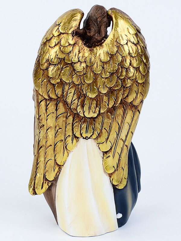 Angel Of Nativity & Holy Family Embossed Resin Ornament | 19cm — image 6