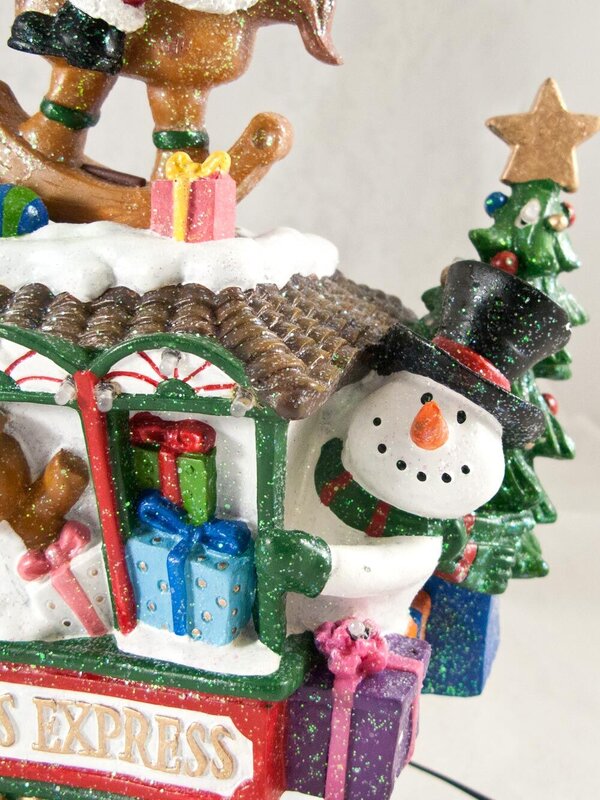 Animated Led Resin Christmas Express - 39cm