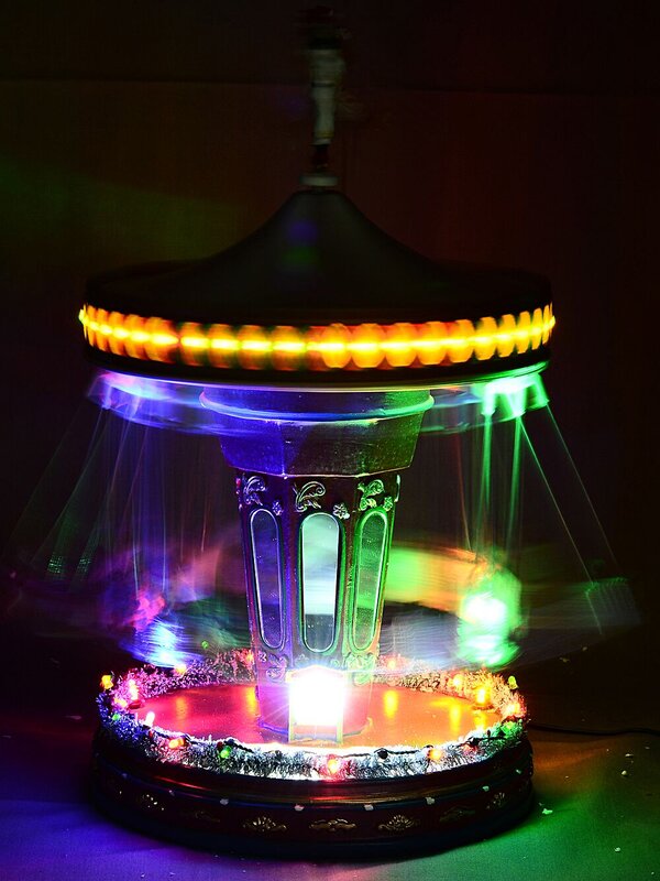 Animated Musical Christmas Chair O Planes With Multi Colour LED Lights | 34cm — image 5