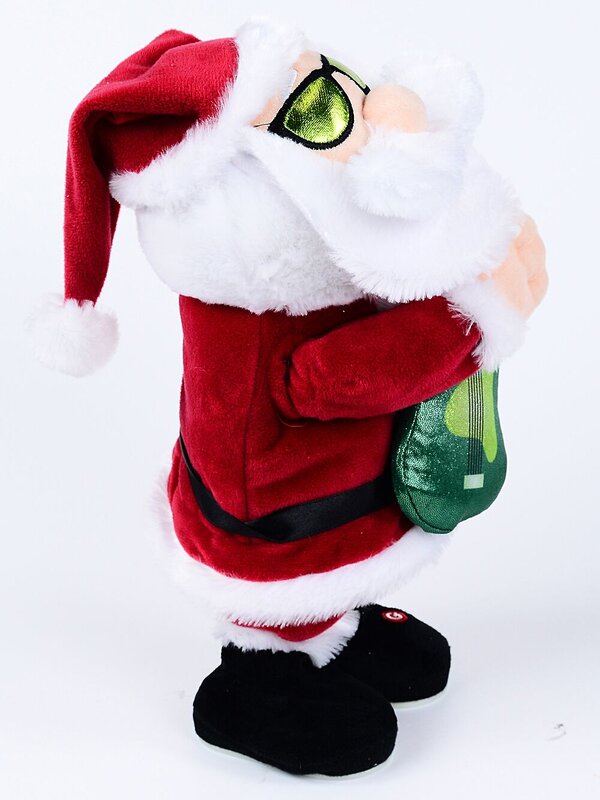 Animated Rockin' Santa Claus With Guitar Playing Run Rudolph Run | 33cm — image 7