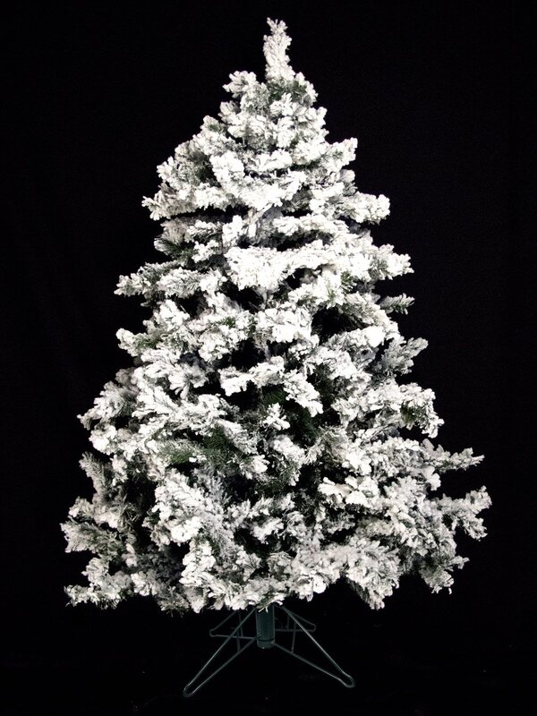 Antarctic Pine Heavily Flocked White Snow Christmas Tree 1495 Tips - 2.3m — image 2