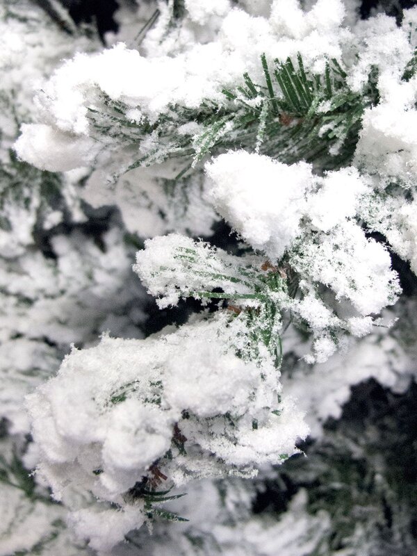 Antarctic Pine Heavily Flocked White Snow Christmas Tree 1495 Tips - 2.3m — image 4